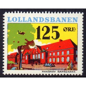 Lollandsbanen  - Godsfrimrke - 125 re - Ustemplet