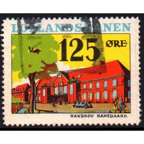 Lollandsbanen  - Godsfrimrke - 125 re - Stemplet