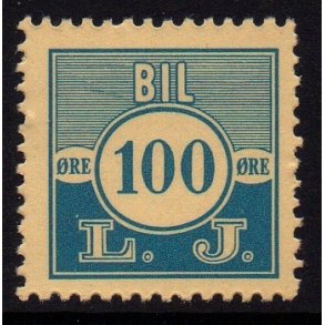 L. J. - ( Lollands Jernbane )  - BIL - 100 re - Ustemplet