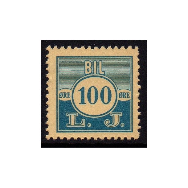 L. J. - ( Lollands Jernbane )  - BIL - 100 re - Ustemplet