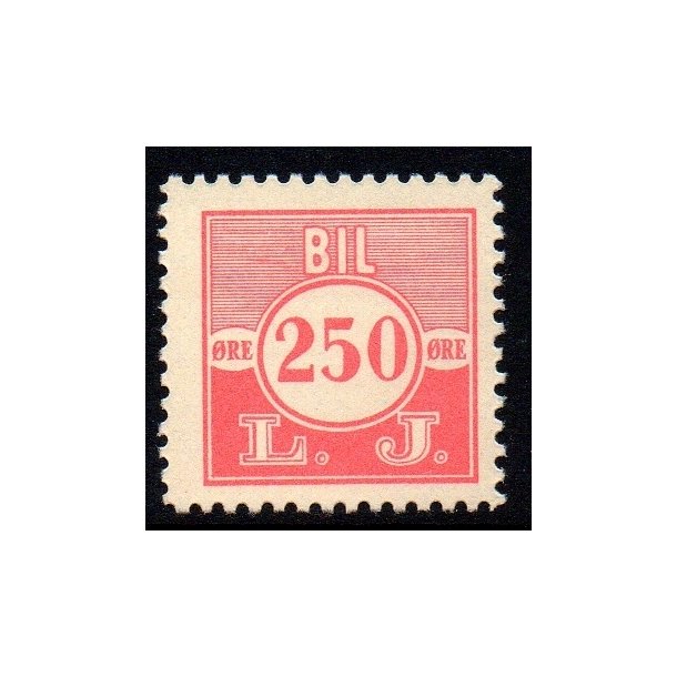 L. J. - ( Lollands Jernbane )  - BIL - 250 re - Ustemplet