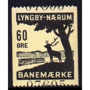 Lyngby - Nrum - Banemrke - 60 re - Ustemplet