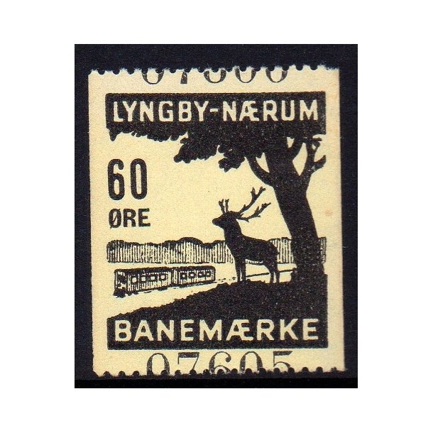 Lyngby - Nrum - Banemrke - 60 re - Ustemplet