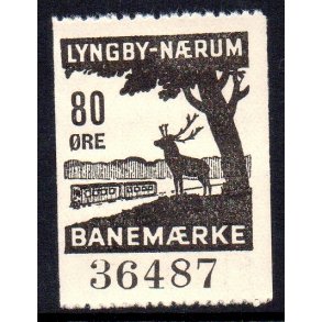Lyngby - Nrum - Banemrke - 80 re - Ustemplet