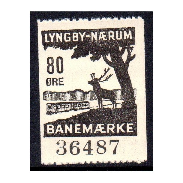 Lyngby - Nrum - Banemrke - 80 re - Ustemplet
