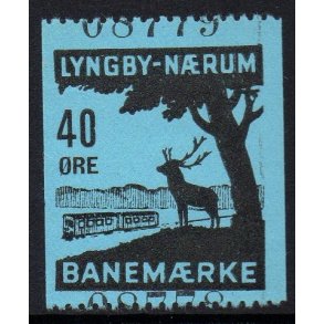 Lyngby - Nrum - Banemrke - 40 re - Ustemplet