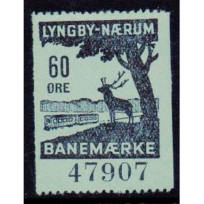 Lyngby - Nrum - Banemrke - 60 re - Ustemplet