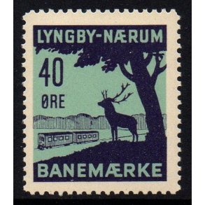 Lyngby - Nrum - Banemrke - 40 re - Ustemplet