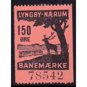 Lyngby - Nrum - Banemrke - 150 re - Ustemplet