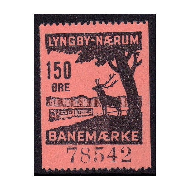Lyngby - Nrum - Banemrke - 150 re - Ustemplet