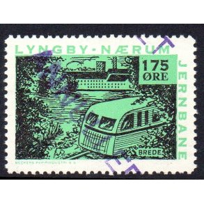 Lyngby - Nrum - Banemrke - 175 re - Stemplet