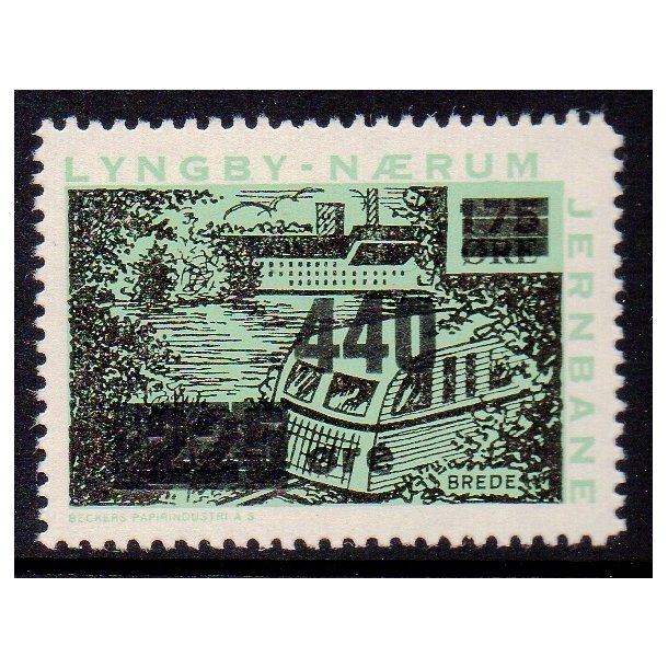 Lyngby - Nrum - Banemrke - 175 re overstemplet til 225/440 re - Ustemplet