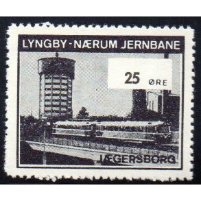Lyngby - Nrum - Jernbane - Banemrke - 25 re - Ustemplet