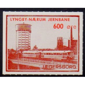 Lyngby - Nrum - Jernbane - Banemrke - 600 re - Ustemplet