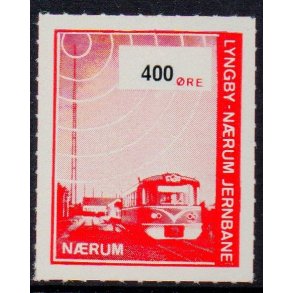 Lyngby - Nrum - Jernbane - Banemrke - 400 re - Ustemplet