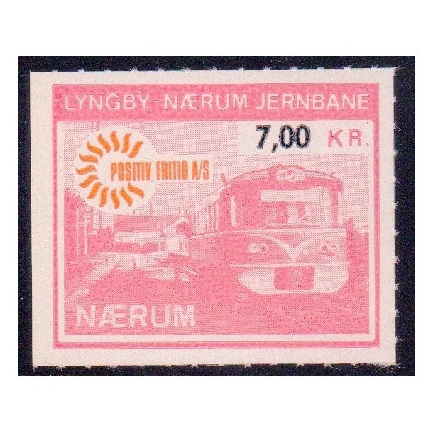 Lyngby - Nrum - Jernbane - Banemrke - 700 re - Ustemplet