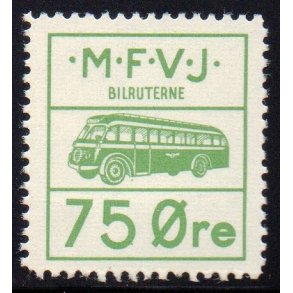 Mariager - Faarup - Viborg - Jernbane - Bilruterne - 75 re - Ustemplet