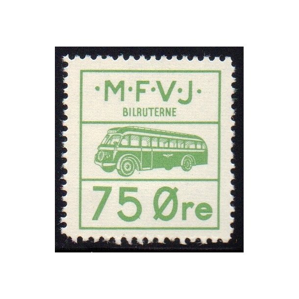 Mariager - Faarup - Viborg - Jernbane - Bilruterne - 75 re - Ustemplet