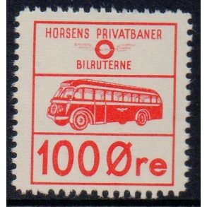 Mariager - Faarup - Viborg - Jernbane - Bilruterne - 100 re - Ustemplet