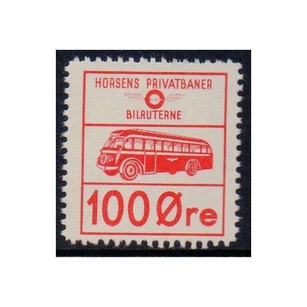 Mariager - Faarup - Viborg - Jernbane - Bilruterne - 100 re - Ustemplet