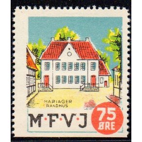 Mariager - Faarup - Viborg - Jernbane - Banemrke - 75 re - Ustemplet