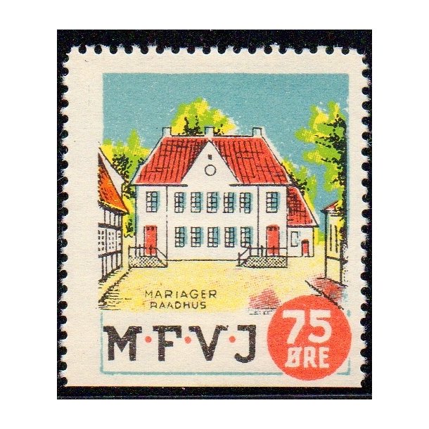 Mariager - Faarup - Viborg - Jernbane - Banemrke - 75 re - Ustemplet