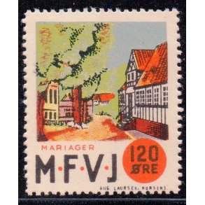 Mariager - Faarup - Viborg - Jernbane - Banemrke - 120 re - Ustemplet