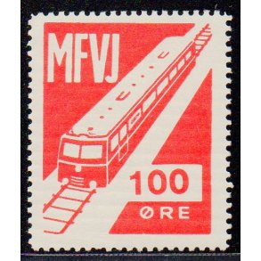 Mariager - Faarup - Viborg - Jernbane - Banemrke - 100 re - Ustemplet