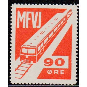 Mariager - Faarup - Viborg - Jernbane - Banemrke - 90 re - Ustemplet