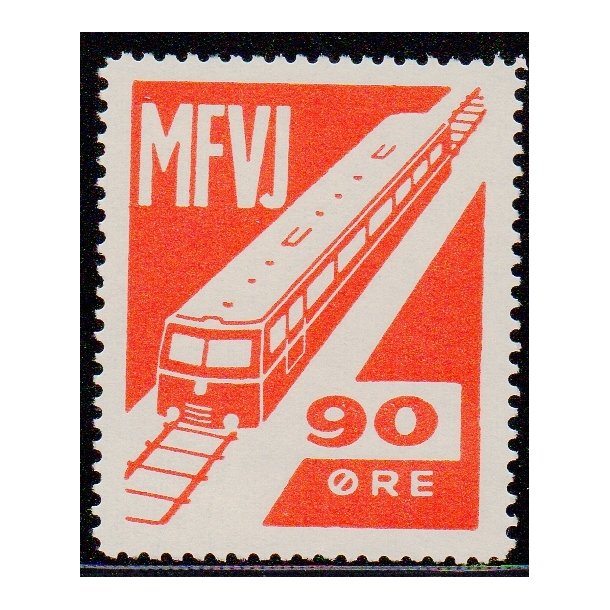 Mariager - Faarup - Viborg - Jernbane - Banemrke - 90 re - Ustemplet