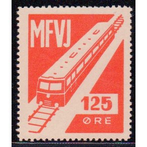 Mariager - Faarup - Viborg - Jernbane - Banemrke - 125 re - Ustemplet