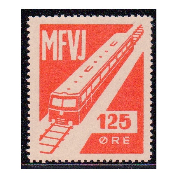 Mariager - Faarup - Viborg - Jernbane - Banemrke - 125 re - Ustemplet