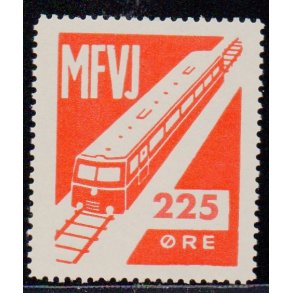 Mariager - Faarup - Viborg - Jernbane - Banemrke - 225 re - Ustemplet