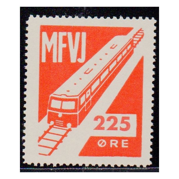 Mariager - Faarup - Viborg - Jernbane - Banemrke - 225 re - Ustemplet