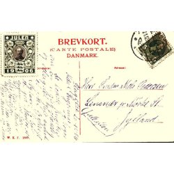 Slagelse - Schweizerpladsen med Kirken - W.K.F. 1800 - Brugt