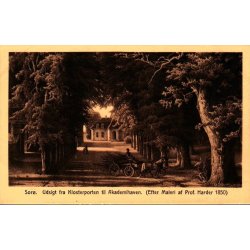 Sor  - Udsigt til Klosterporten til Akademihaven - Clausen 1547 - Ubrugt