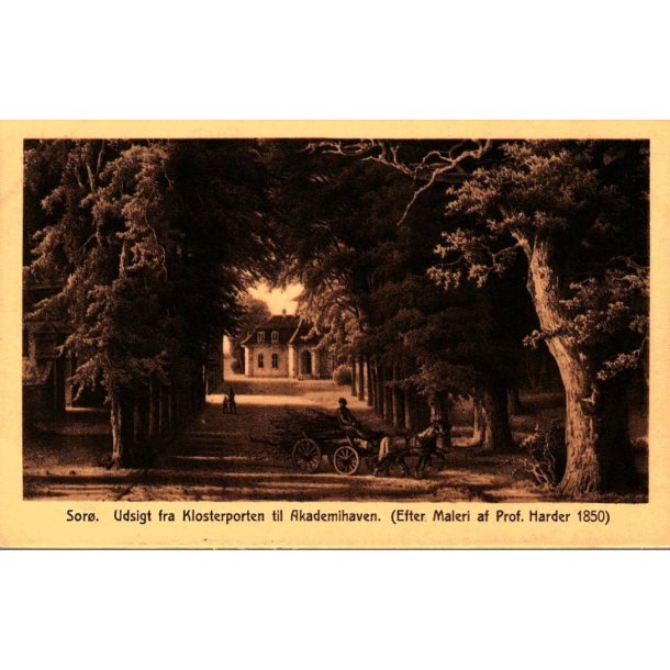 Sor  - Udsigt til Klosterporten til Akademihaven - Clausen 1547 - Ubrugt