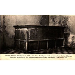 Valdemar Atterdags Sarkofag i Sor Kirke - N.P. Larsen u/n - Ubrugt