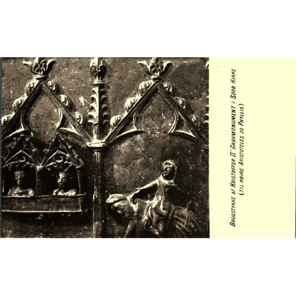 Brudstykker af Kristoffer II Gravmonument i Sor Kirke - N.P. Larsen u/n - Ubrugt