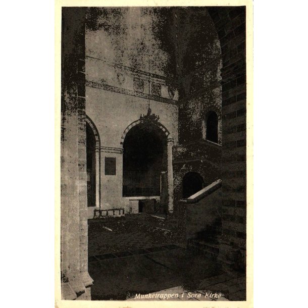Munketrappen i Sor Kirke - N.P. Larsen u/n - Ubrugt