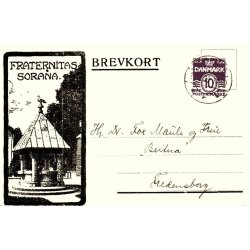 Fraternitas Sorana - Helsagskort u/n - Brugt