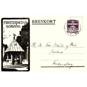 Fraternitas Sorana - Helsagskort u/n - Brugt