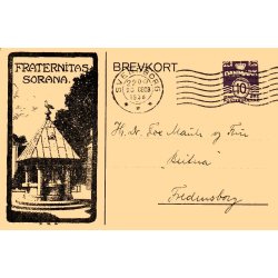Fraternitas Sorana - Helsagskort u/n - Brugt