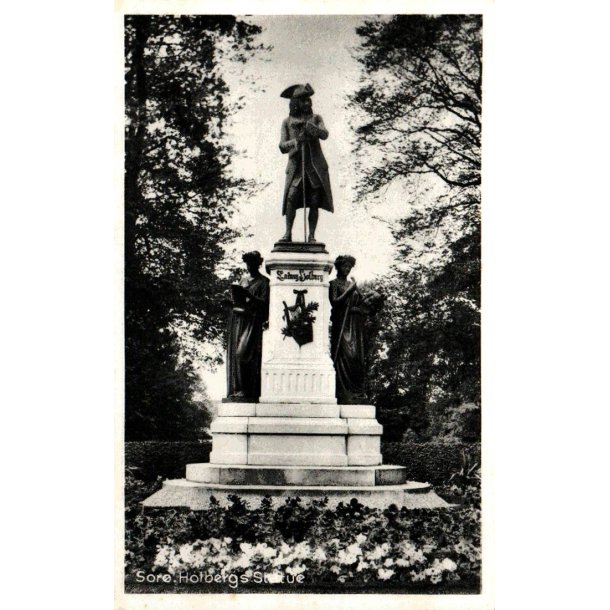 Sor - Holbergs Statue - Stender S. 9 - Ubrugt