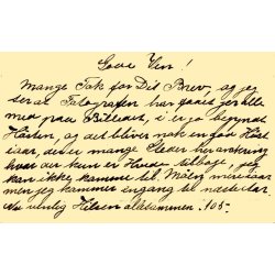 Wigandt Johansen - Blegdamsvej 42 - Fotokort u/n - Ubrugt