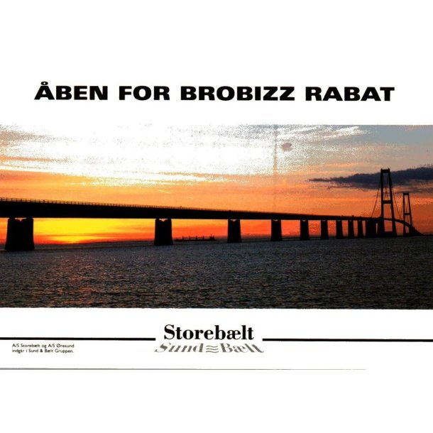 Storeblt - ben for Brobizz Rabat - Select Card u/n - Ubrugt