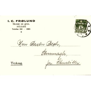 I. C. Fr�lund - Holb�k - Helsagskort u/n - Brugt 