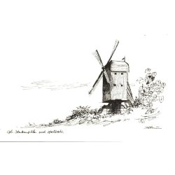 Illum - Gl- Stubmlle ved Holbk - Dansk Smandskirke u/n - Ubrugt