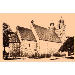 Tveje Merl�se Kirke. - Clausen 6733 - Ubrugt