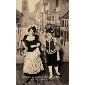 Frk. Holllenborg og Frk. Ida Kj�r - Sommerrevuen 1907 - Stender 11248 - Brugt